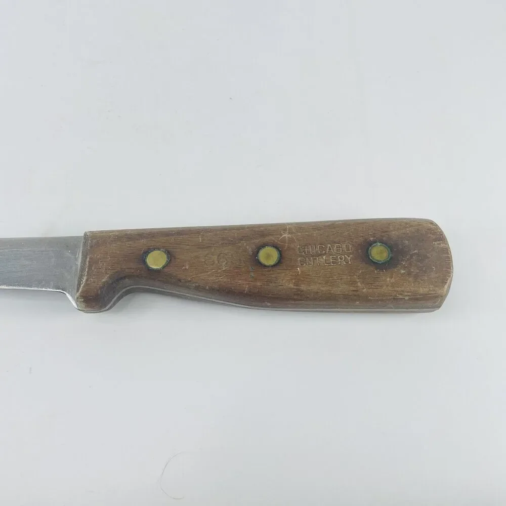 VTG Chicago Cutlery 66S 61S Slicing Boning Knife Set Sharpening Honing Steel